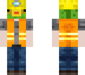 miner with fish mask