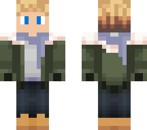 blonde boy autumn big coat edition