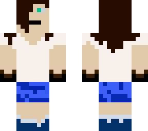 me but minecraft fixed, with gloves