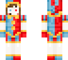 pomni skin (recreation of the one from "wacky world")