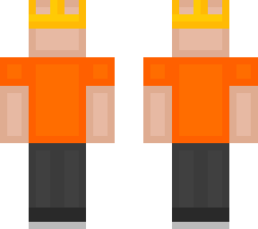 abstract orange skin no eyes