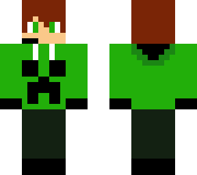 green creeper gamer boy