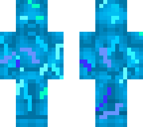 powered up blue steve