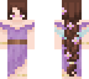 purple fairy girl