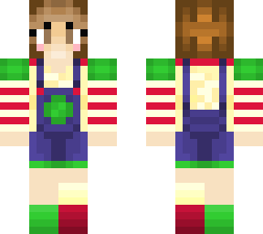 cute apple girl