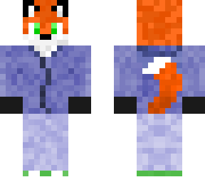 fox in a sweatshirt