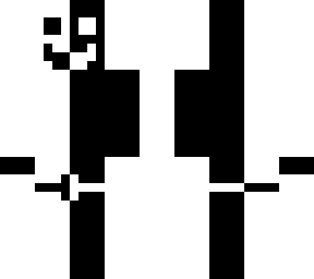white and black