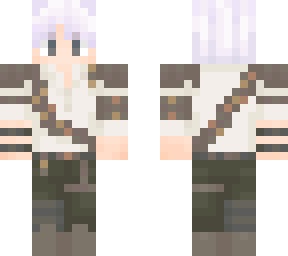 white hair medieval guy