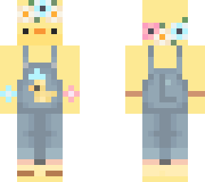 duck with flower