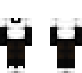 ob - white & black fit w/ brown pants