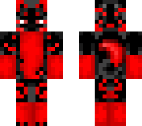 red black kitsune