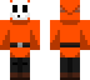 antartic orange shy guy