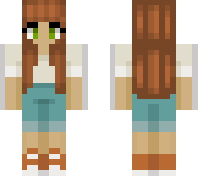 auburn green eyes