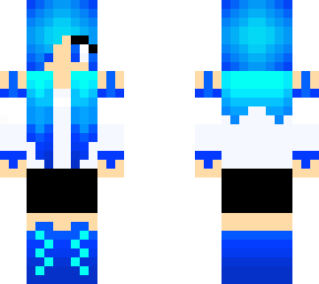 blue girl