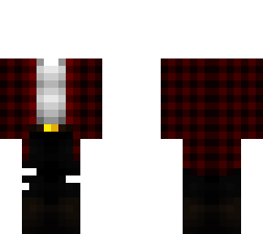 ob - open red plaid shirt w/ belt & boots