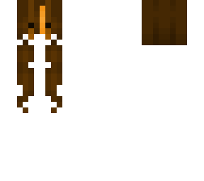 orange streak brown hair (female)