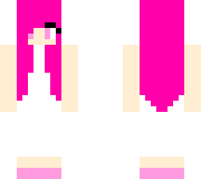 pink snow girl