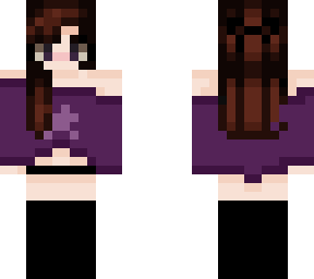 purple sweater