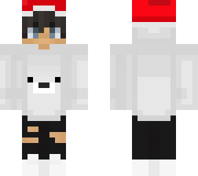 cute christmas hat bear hoodie