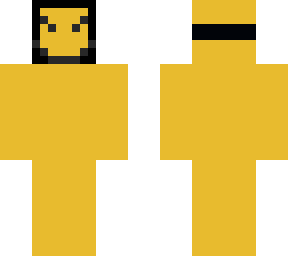 yellow of evil smiler masked