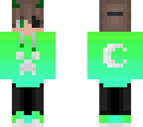 green eyapatch boy