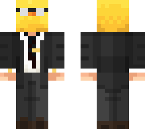 duckie in a suit