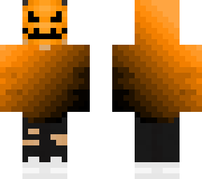 halloween mask orange black gradient hoodie