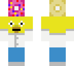 homer carrying a doughnut