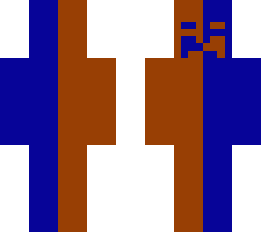 onange and blue a