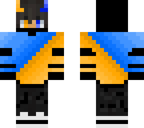 blue orange gradient hoodie