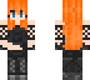 goth redhead
