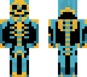 offcolored skeleton