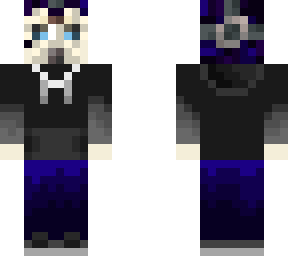 person with psycho mask