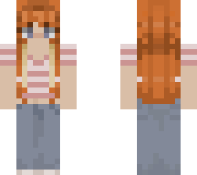 red head and blonde