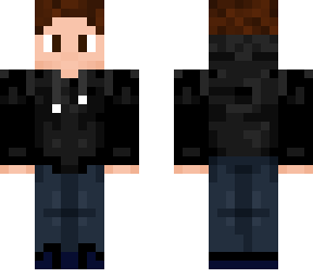 black hoodie male