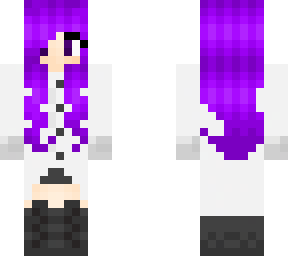 female scientist purple hair