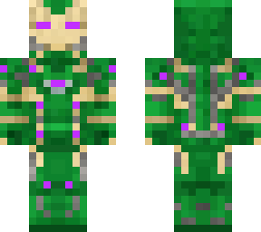 green iron man customizable face