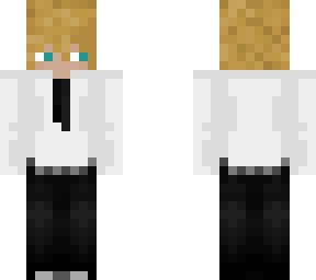 blonde boy in tie