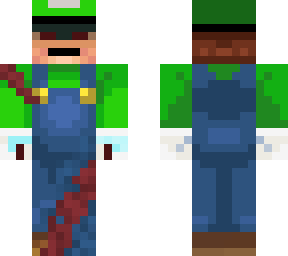 luigi mash up herobrine