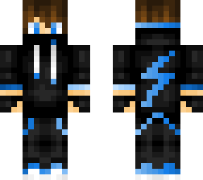 blue gamer with mask