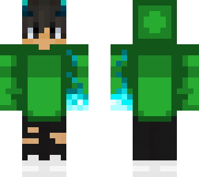 cute green hoodie soul fire boy