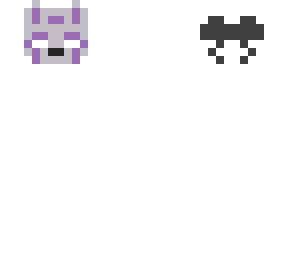 purple fox mask ; unshaded base