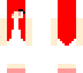 red snowflake girl