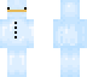 weird snow man