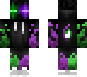 green purple enderman