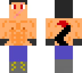 shadowclaw without shirt