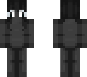skin template w/hair (black)