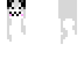 white cat with hair