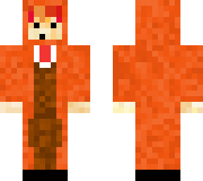 orange hoodie