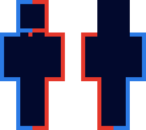 red n blue